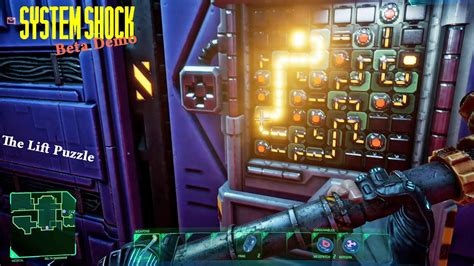 System Shock Beta Demo The Lift Puzzle YouTube