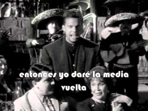 Luis Miguel La Media Vuelta Letra YouTube