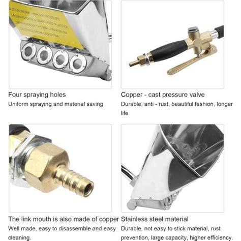 Ciment Mortier Pistolet Pulv Risation Jet Outil Pneumatique De