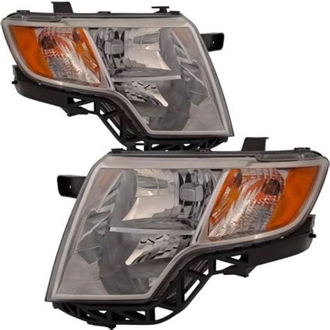 Amazon HEADLIGHTSDEPOT Chrome Left And Right Headlight Set