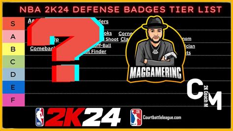 NBA 2K24 Defense BADGES Tier List Best Value Ranking YouTube