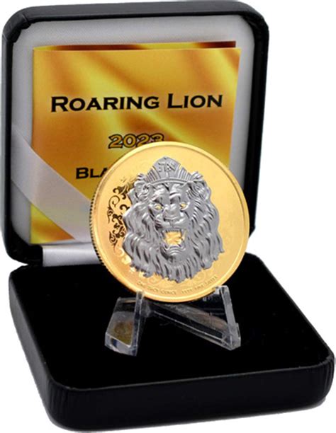 ROARING LION Gold Space Edition 1 Oz Silbermünze 2 Niue 2023