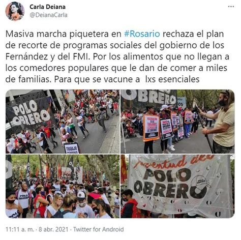 Marcha Y Corte De Organizaciones Sociales En La Avenida De Julio Y El