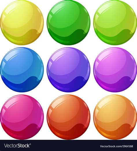 Colorful Balls Royalty Free Vector Image Vectorstock