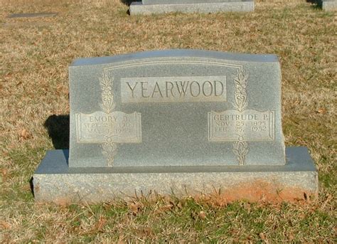 Gertrude Parker Yearwood 1895 1982 Mémorial Find a Grave