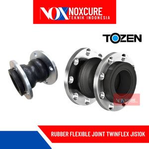 Jual Rubber Flexible Joint Twinflex TOZEN 4 Inch JIS 10K Jakarta