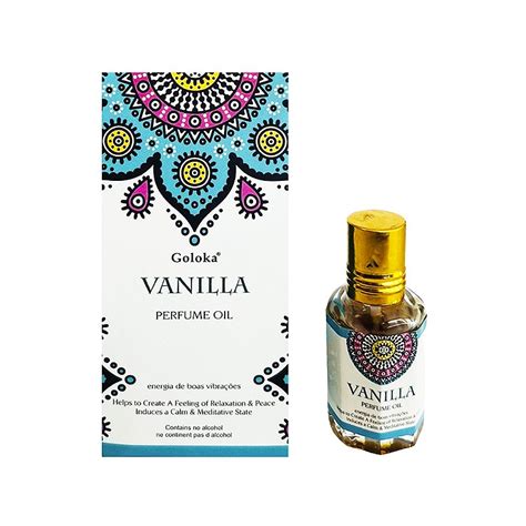 Óleo Perfumado Indiano Goloka Vanilla 10ml LOTUS ATACADO