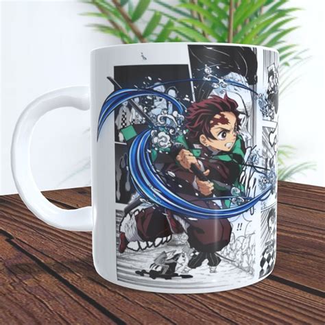 Caneca Demon Slayer Tanjiro Kamado Anime Shopee Brasil