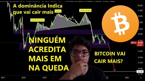 O Bitcoin Vai Cair Mais Ningu M Acredita Mais Em Queda Youtube