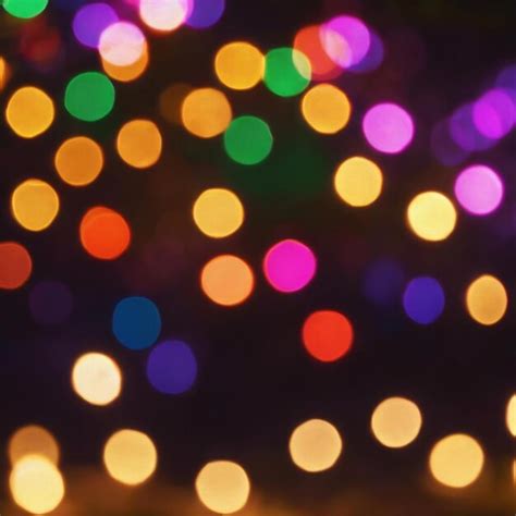 Premium Photo Multicolored Bokeh Lights At Night