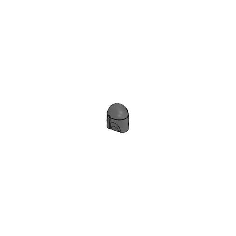 Lego Pearl Dark Gray Helmet With Sides Holes Brick Owl