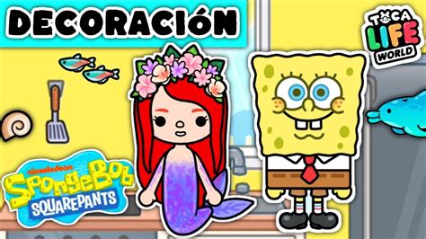 Decoración de la Casa Gratis de Toca Boca Life World Bob Esponja