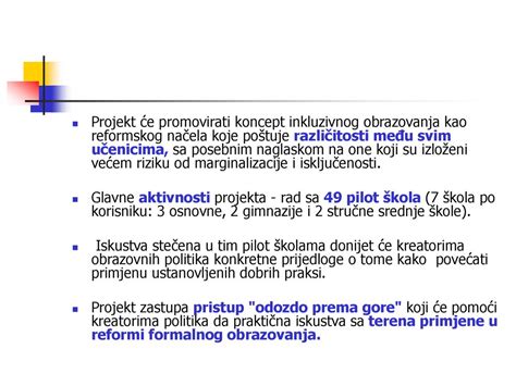 Regionalna Podr Ka Inkluzivnom Obrazovanju U Jugoisto Noj Europi Ppt