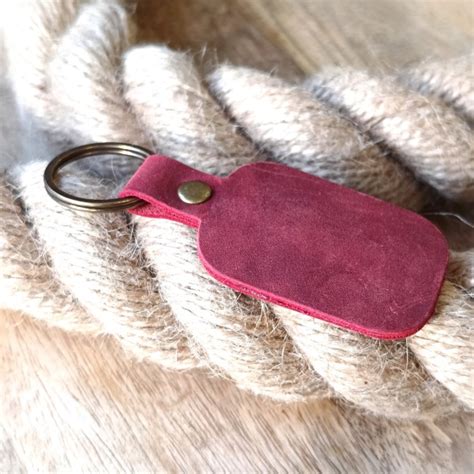 Custom Made Leather Keychain Personalized Key Ring Luniko Net