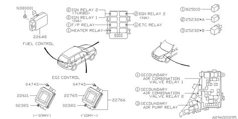 Subaru Crosstrek Engine Control Module Ecm Unit Egi Control