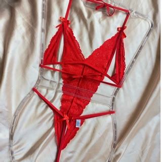 Body Sensual Lingerie Abertura Ntima De Amarra O Rendado Shopee