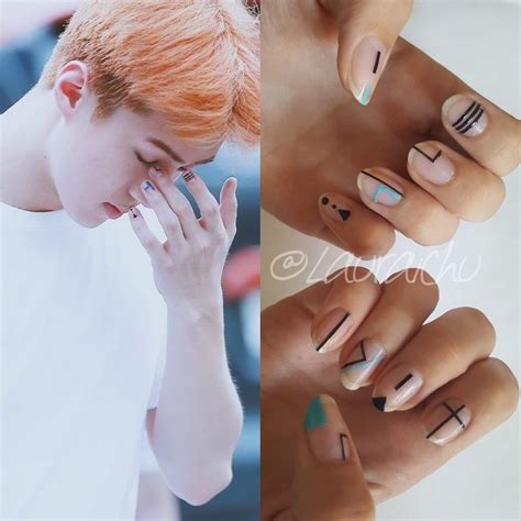 Exo Sehun Nails Exo Sehun Nails Nail Nailart Kpop Unhas