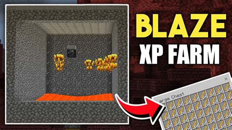 Best Blaze Xp Farm Minecraft Bedrock Pe Java Edition Youtube