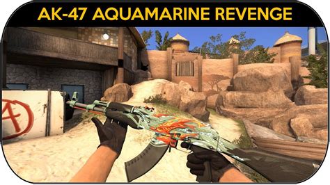 AK 47 Aquamarine Revenge Gameplay CS GO YouTube