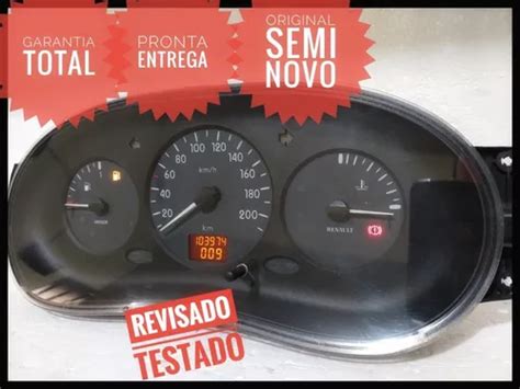 Clio Renault Painel De Instrumentos Veloc Metro Frete Gr Tis