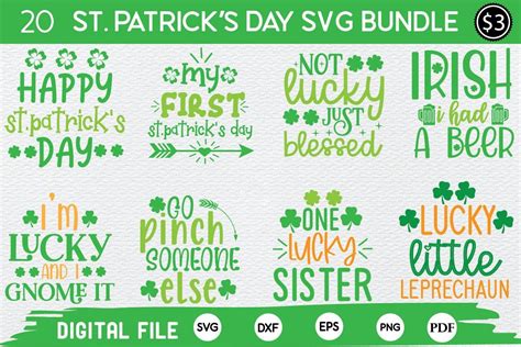 St Patricks Day Svg Bundle Bundle · Creative Fabrica