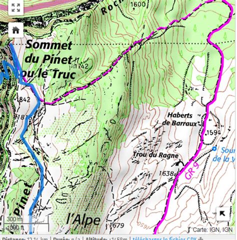 Sommet Du Pinet Et Croix De L Alpes Depuis Les Varvats Chartreuse