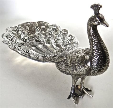 Late 19th Century American Silver Plated Peacock Figural Dish At 1stdibs Pncw Made In Usa