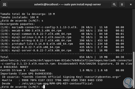 C Mo Instalar Mysql En Centos Stream Solvetic