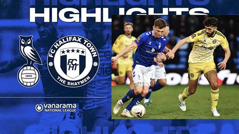 Highlights Oldham Athletic Fc Halifax Town Youtube