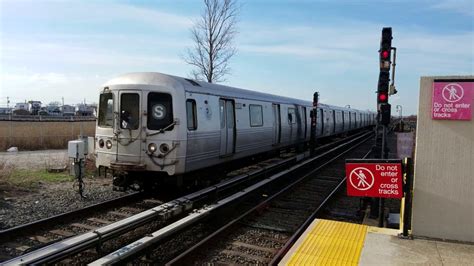 IND Rockaway Line R46 Action On A Rockaway Park Shuttle Trains