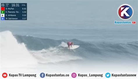 Kupas Tuntas Hari Ketiga WSL Krui Pro 2023 Dua Atlet Indonesia Maju