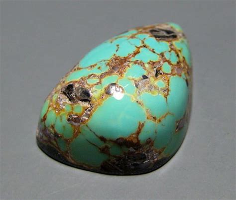 Dyer Blue Mine Natural Turquoise Cabochon From Nevada Etsy Natural