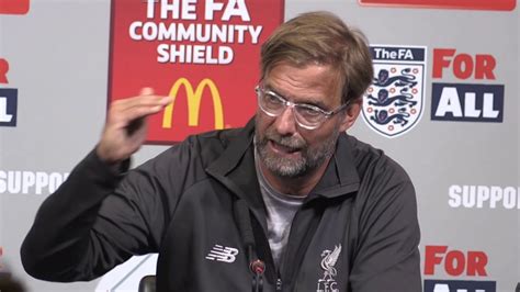 Jurgen Klopp Post Match Press Conference Liverpool 1 1 Manchester