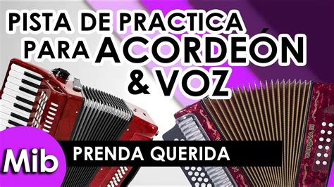 Prenda Querida Mib Eb Pista Para Practicar Acorde N Y Voz Karaoke