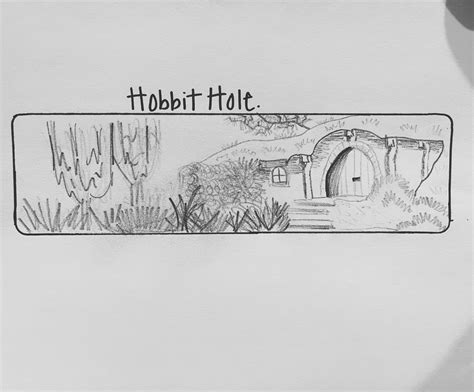 The Hobbit Hole Drawing