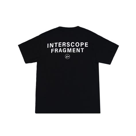 Interscope X Fragment Collection 01 Black T Shirt Interscope Records