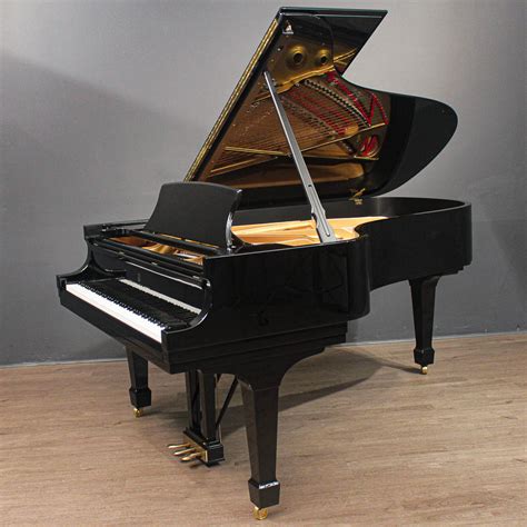 Steinway Model B Semi Concert Grand Piano Polished Ebony Heirloom