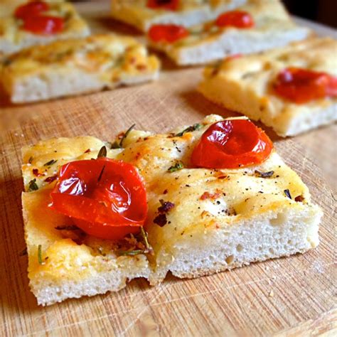 Garlic Tomato And Rosemary Focaccia Bread Focaccia Rosemary