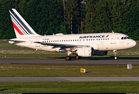 F GUGN Air France Airbus A318 111 Photo By Niclas Rebbelmund ID