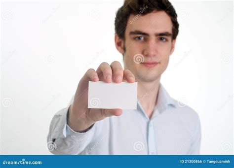 Hand Holding Id Card