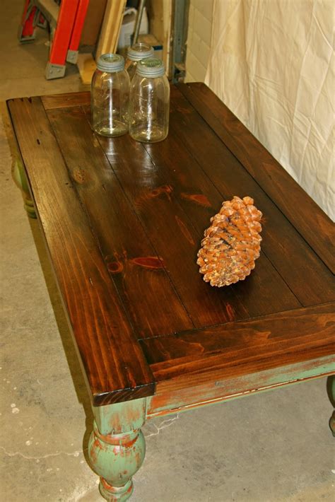 Laurel's Attic : Large Rustic Pine Coffee Table -SOLD