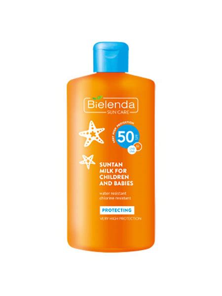 Солнцезащитное молочко от загара для младенцев и детей Bielenda SPF 50 ...