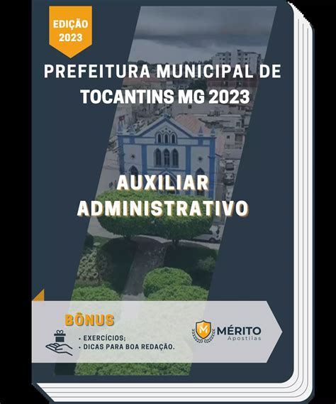 Apostila Auxiliar Administrativo Prefeitura De Tocantins Mg