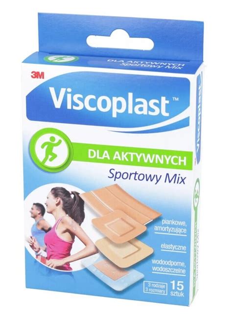 Viscoplast Sportowy Mix zestaw plastrów 15 szt e aston pl