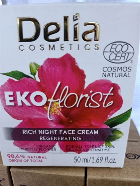 Delia Cosmetics EKOflorist Crème de Nuit Réparatrice 50 ml INCI