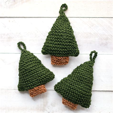 How To Knit Christmas Trees The Easy Way Christmas Knitting