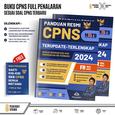 Jual BUKU CPNS 2024 PANDUAN RESMI CPNS 2024 TERLENGKAP TERUPDATE