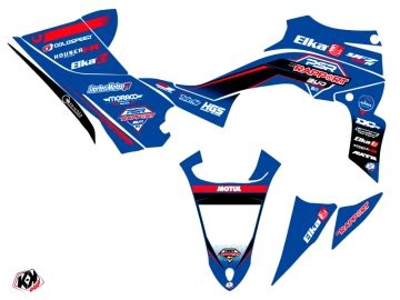 Yamaha Atv Replica By Rapport K Graphic Kit Blue Red Kutvek