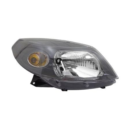 Farol Principal RENAULT SANDERO Lado Direito Máscara Cinza H4