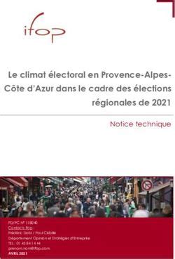 Le climat électoral en Provence Alpes Côte d Azur dans le cadre des